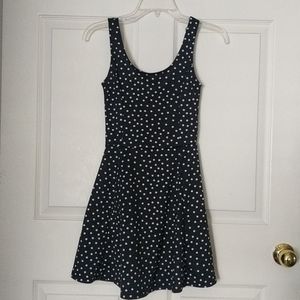 Size 2 H&M Black and White Polka Dot Dress